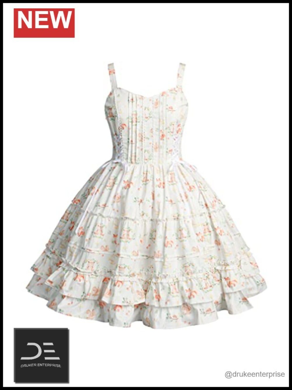 Women Gothic Lolita Dress Sleeveless Cosplay Costume